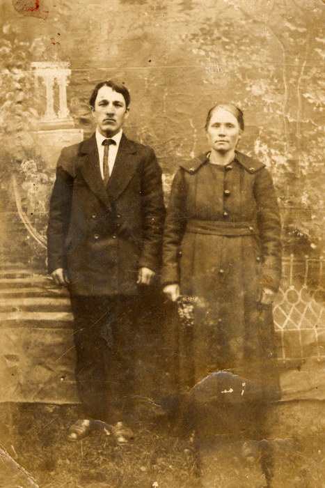 Дзед Юльян і баба Глена. 1922 г.